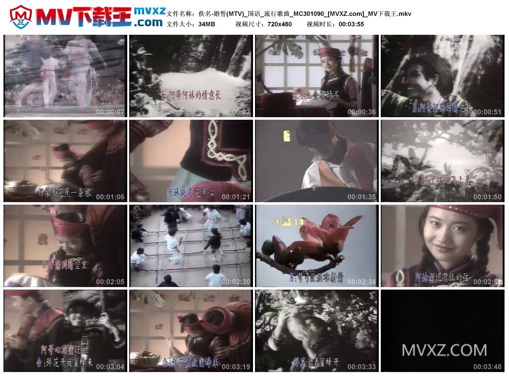 佚名-婚誓(MTV)_国语_流行歌曲_MC301090
